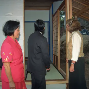 Japanese consul-general visit to Tea House