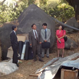 Japanese consul-general visit to Tea House