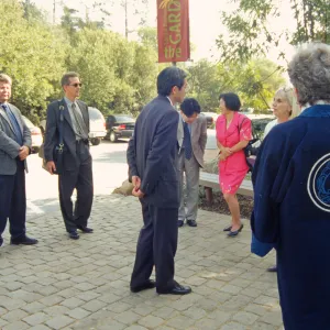 Japanese consul-general visit to Tea House