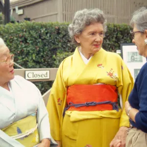 ladies at tea house event