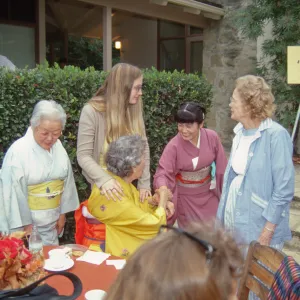 Tea House event in the Courtyard, 2000