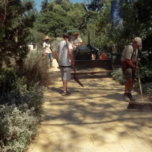 New pavered path at Garden Entrance