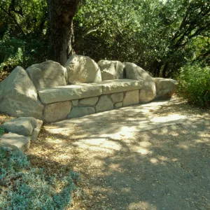stone bench