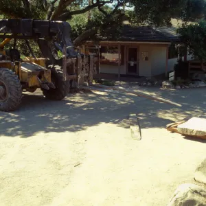 construction and placement of the Pritzlaff Bench in the Desert Section, 2000