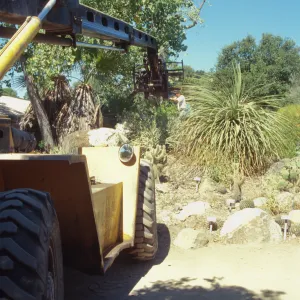 construction and placement of the Pritzlaff Bench in the Desert Section, 2000