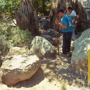 construction and placement of the Pritzlaff Bench in the Desert Section, 2000