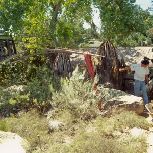 construction and placement of the Pritzlaff Bench in the Desert Section, 2000
