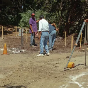 Entrance reconstruction