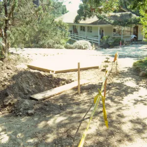 Path Paving and construction of Entry Kiosk