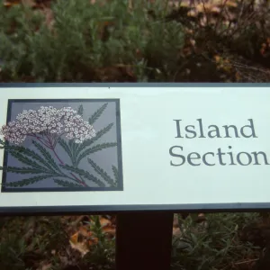 Island Section Sign
