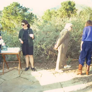 Dedication of Chaparral interpretive panel on the Porter Trail