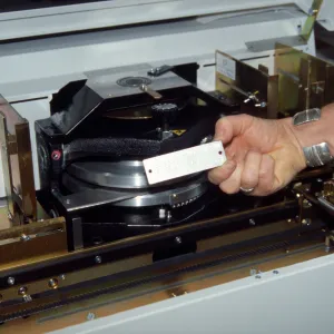 new engraving machine at the Hort Unit