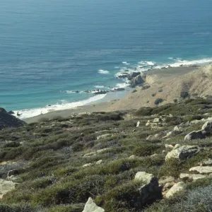 canyon north of Grouse (BM), Santa Rosa Island
