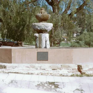 Fountain in Front of Santa Barbara Mission