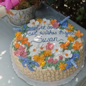 SBBG People - Susan Stevenson Farewell, the cake