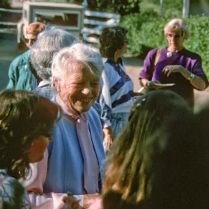 Ada Wood and other volunteers