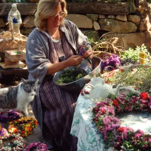 Wreath Making Class, Carol Ostroff