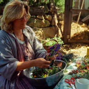 Wreath Making Class, Carol Ostroff