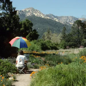 Artist in Garden