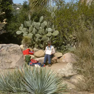 Visitors in the Garden