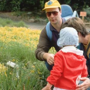 Visitors in the Garden
