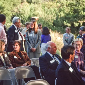 Information Kiosk Dedication event