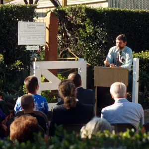 Memorial to Lila Sexton, SBBG Courtyard