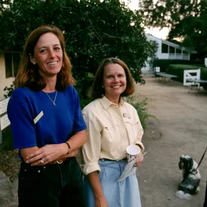 Scarecrow Contest 1997. Lisa Lewis, Sandy Schneider
