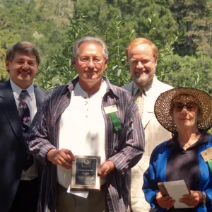 Volunteer of the Year 1997, Ed Schnieder, Jerry Yonke, Richard Rogers, Iris Flowers