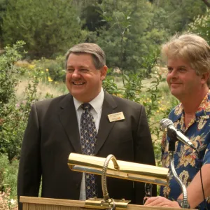 Volunteer Luncheon 2003, Ed Schneider, Chris Woods