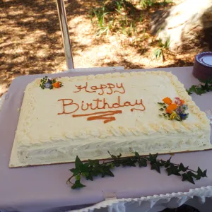 70th Birthday Cake