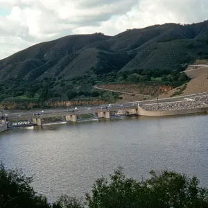 above Bradbury Dam, Lake Cachuma
