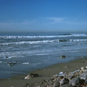 Arroyo Burro Beach, Santa Barbara, ocean waves