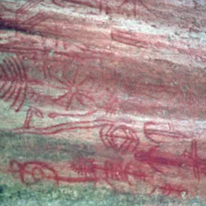 petroglyphs, Hospital Rock, Sequoia National Park