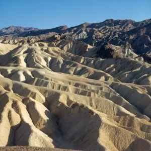 Zabriskie Point, Death Valley, folded sand hills