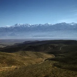 Panamint Valley and Panamint mountain range