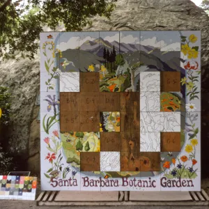 Spring Celebration, 'Creating a Garden Map' mosaic event