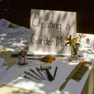 Spring Celebration, 'Creating a Garden Map' mosaic event