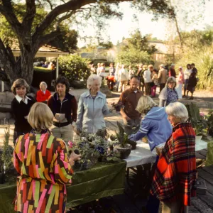 Garden Guild Sale, 1978, Garden Growers table