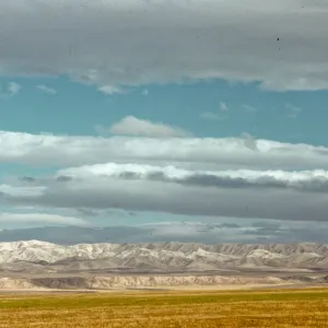 Temblor Range from Carrizo Plains and Soda Lake junction