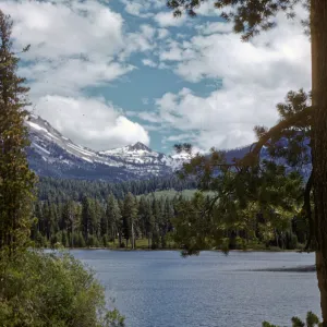 Manzanita Lake from south entrance, Lassen National Park