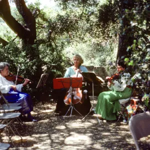musicians under the oaks, SBBG Members BBQ, 1983