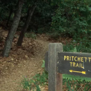 Pritchett Trail Sign