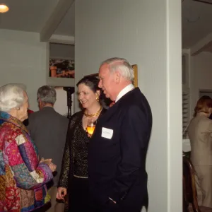 Garden supporter Anne Jones with Dr. Peter Raven and his wife Patricia