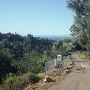 Weather station from just N. of nursery