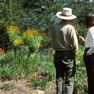 Dara Emery and Nancy Hawver recording "A Spring Walk for the Oral History Program on the Porter Trail"