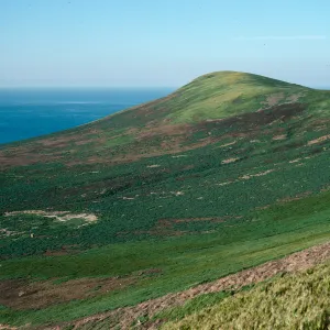 west side of island from Signal Peak, Santa Barbara Island