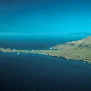Fraser Point, Santa Rosa Island in distance, Santa Cruz Island