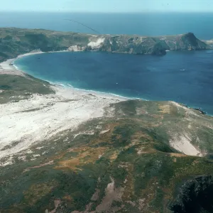 San Miguel Island, Hoffmann Point & Cuyler Harbor, from plane