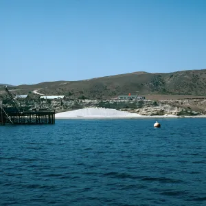 Santa Rosa Island, Beechers Bay, ranch pier